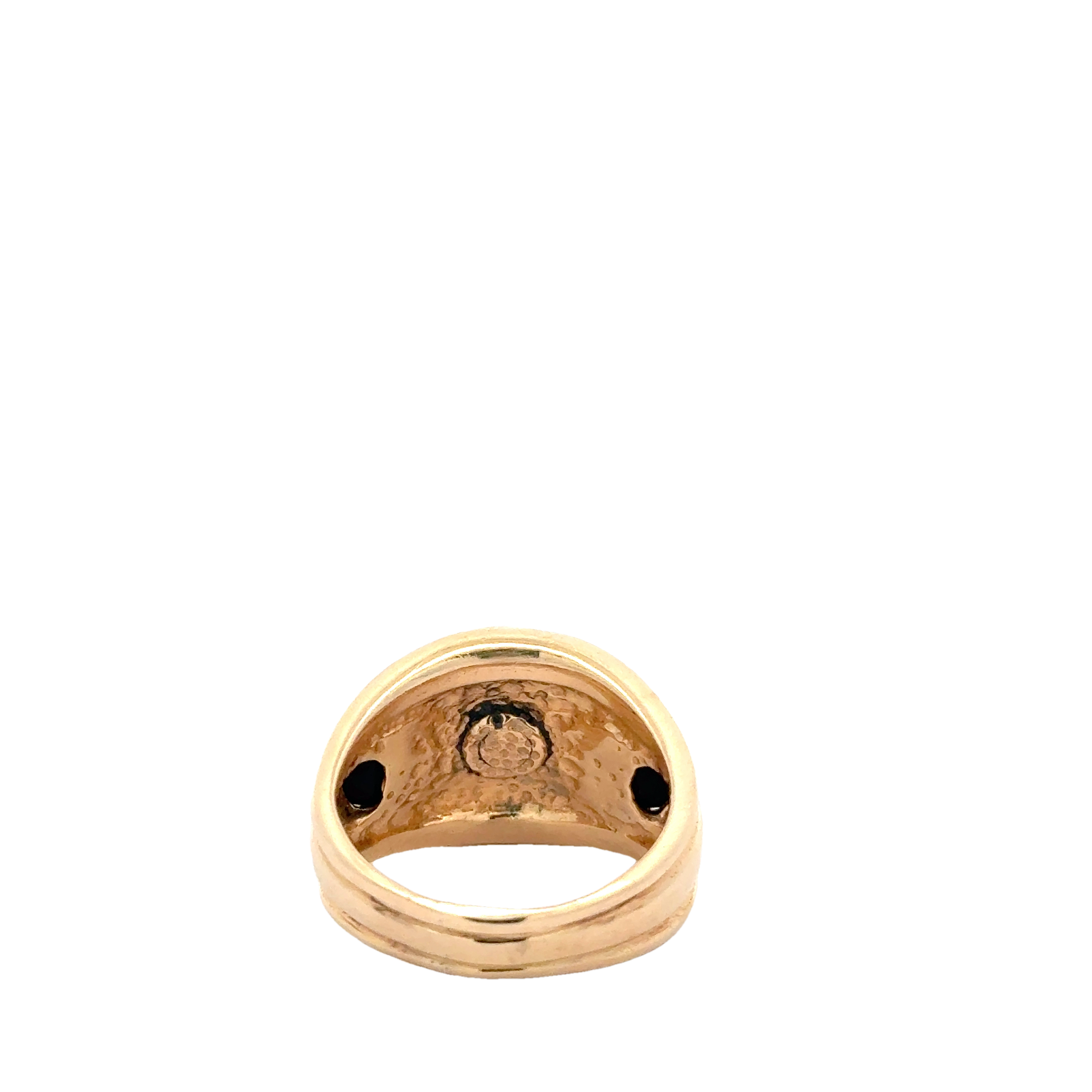 Elegant Black and Gold Ring
