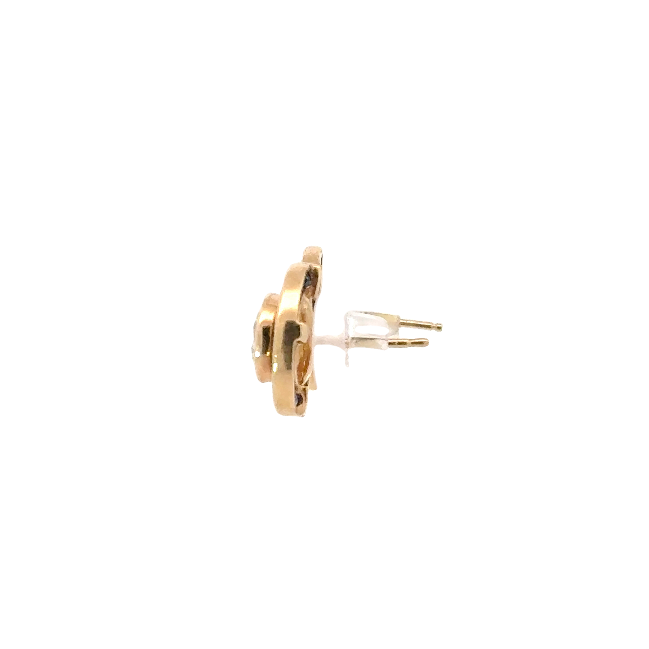 VINTAGE SAPPHIRE AND DIAMOND EARRINGS