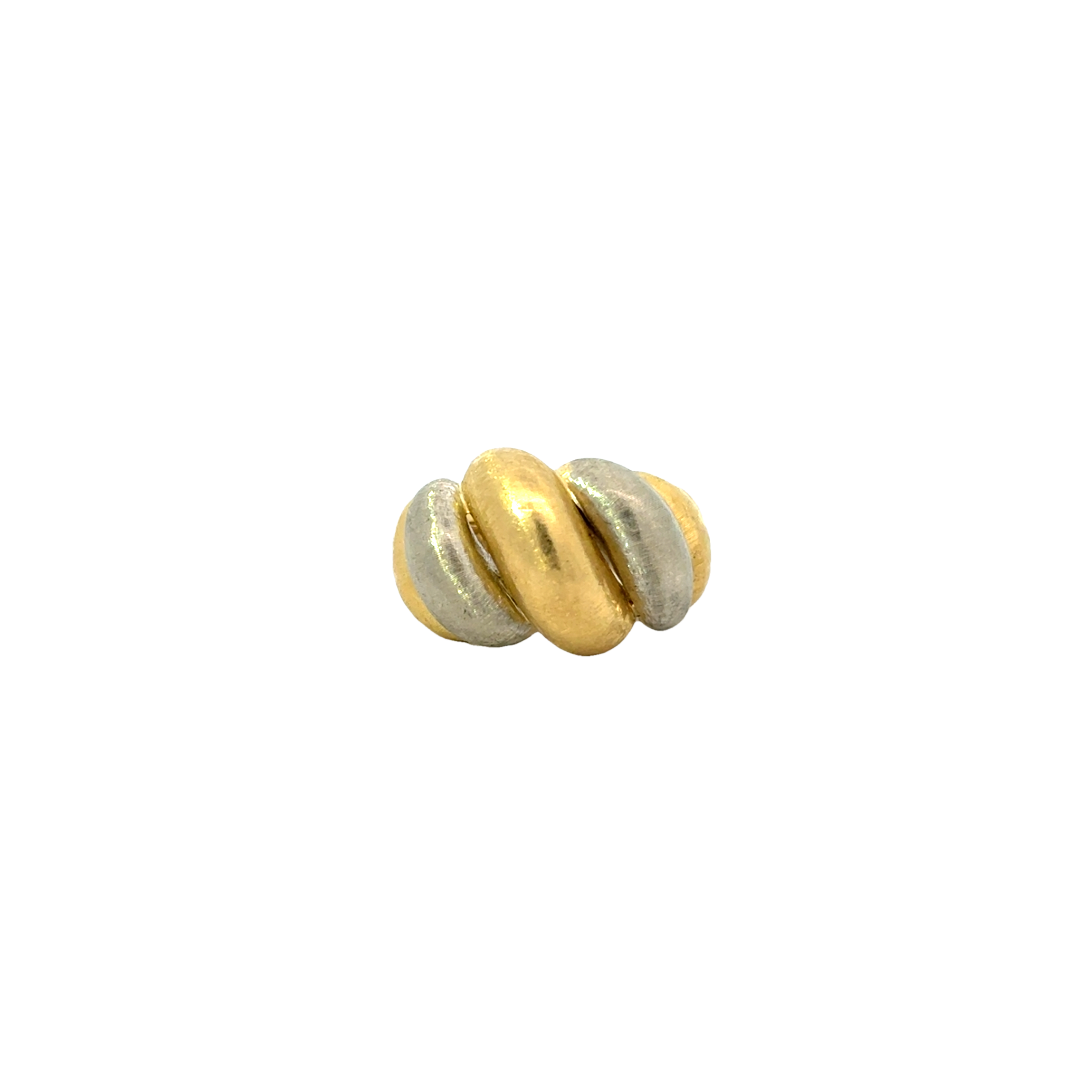 BUCCELLATI "SAN MARCO" 18 KARAT TWO TONED RING