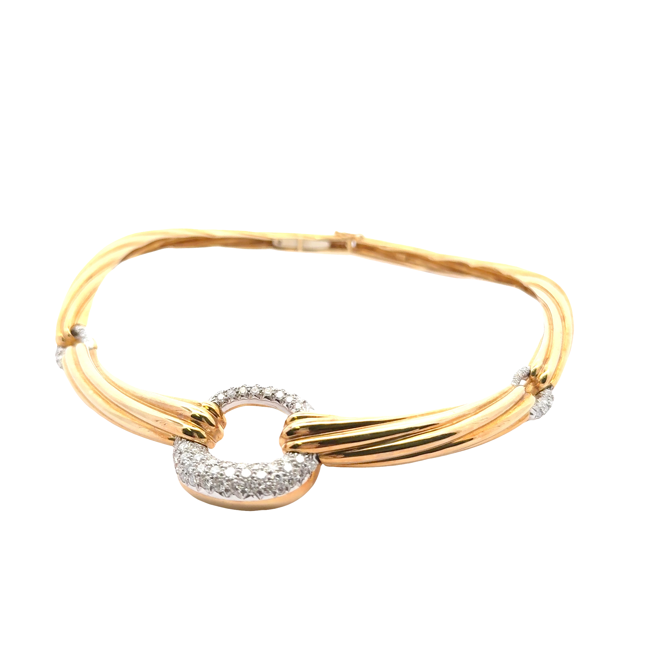 CARTIER 18 KARAT GOLD AND DIAMOND NECKLACE
