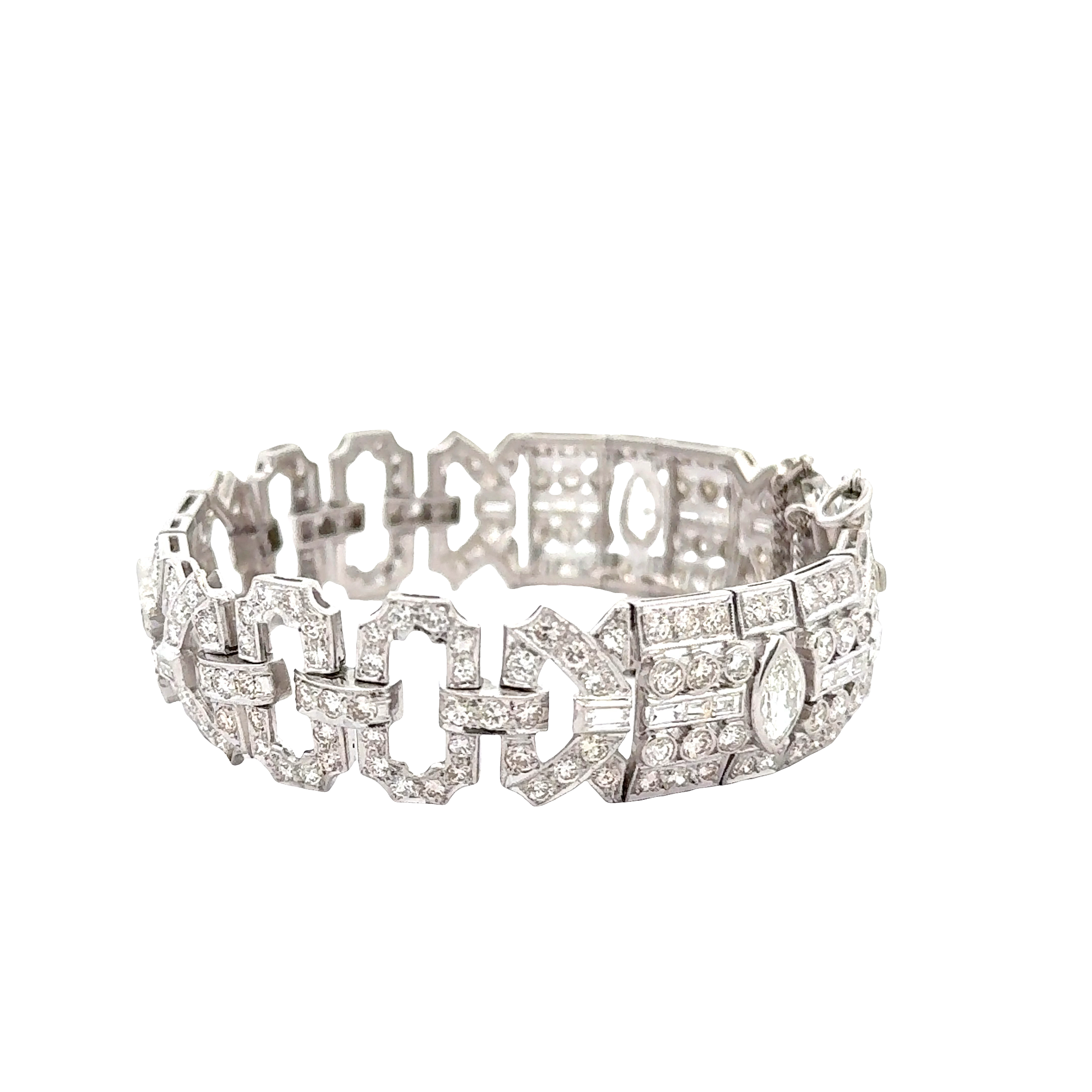 Art Deco Platinum and Diamond Bracelet