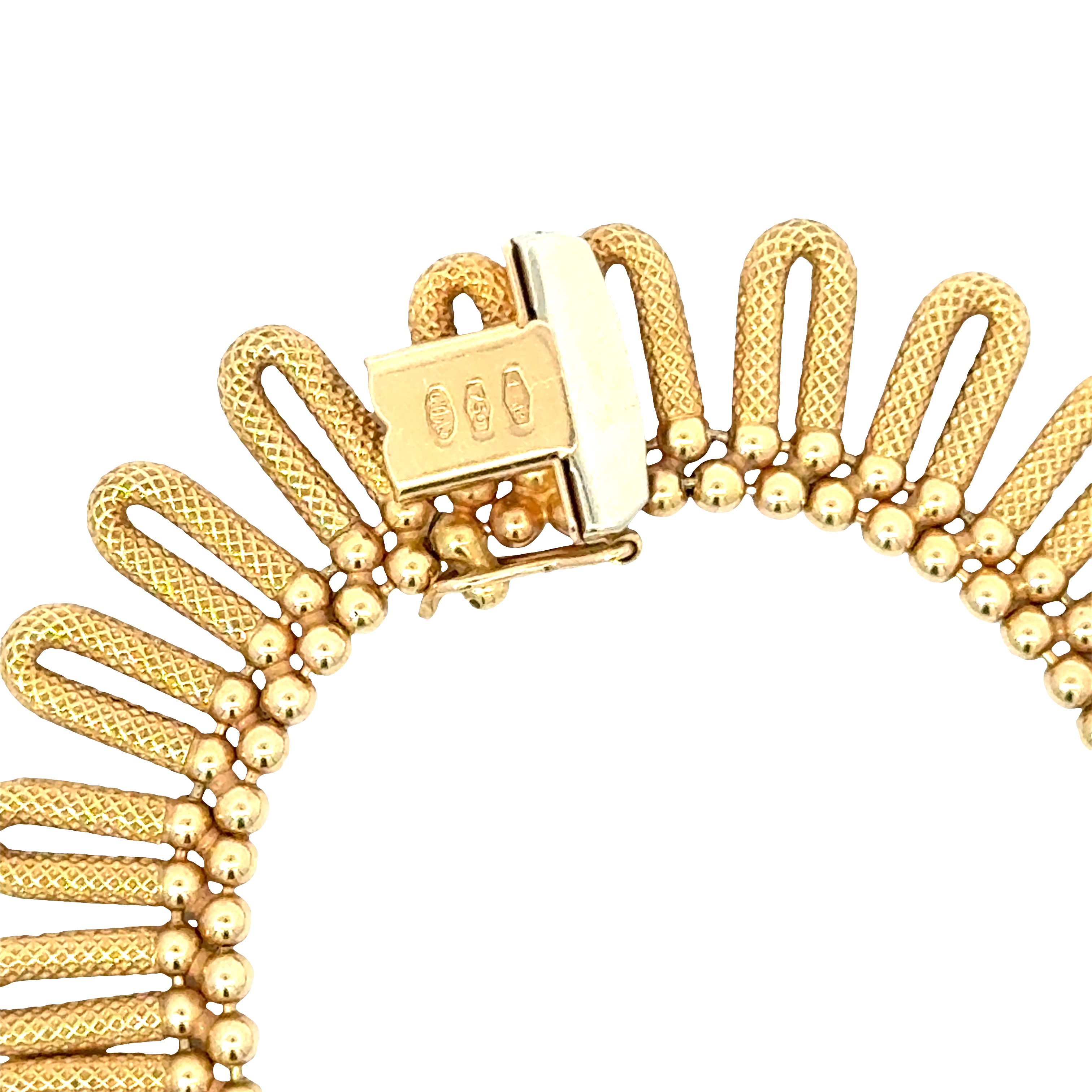 18 KARAT GOLD VINTAGE COLLAR NECKLACE