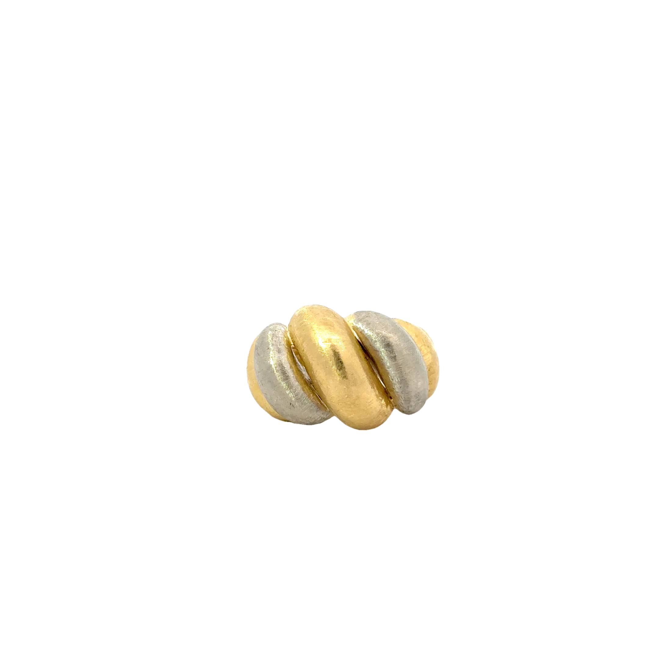 BUCCELLATI "SAN MARCO" 18 KARAT TWO TONED RING