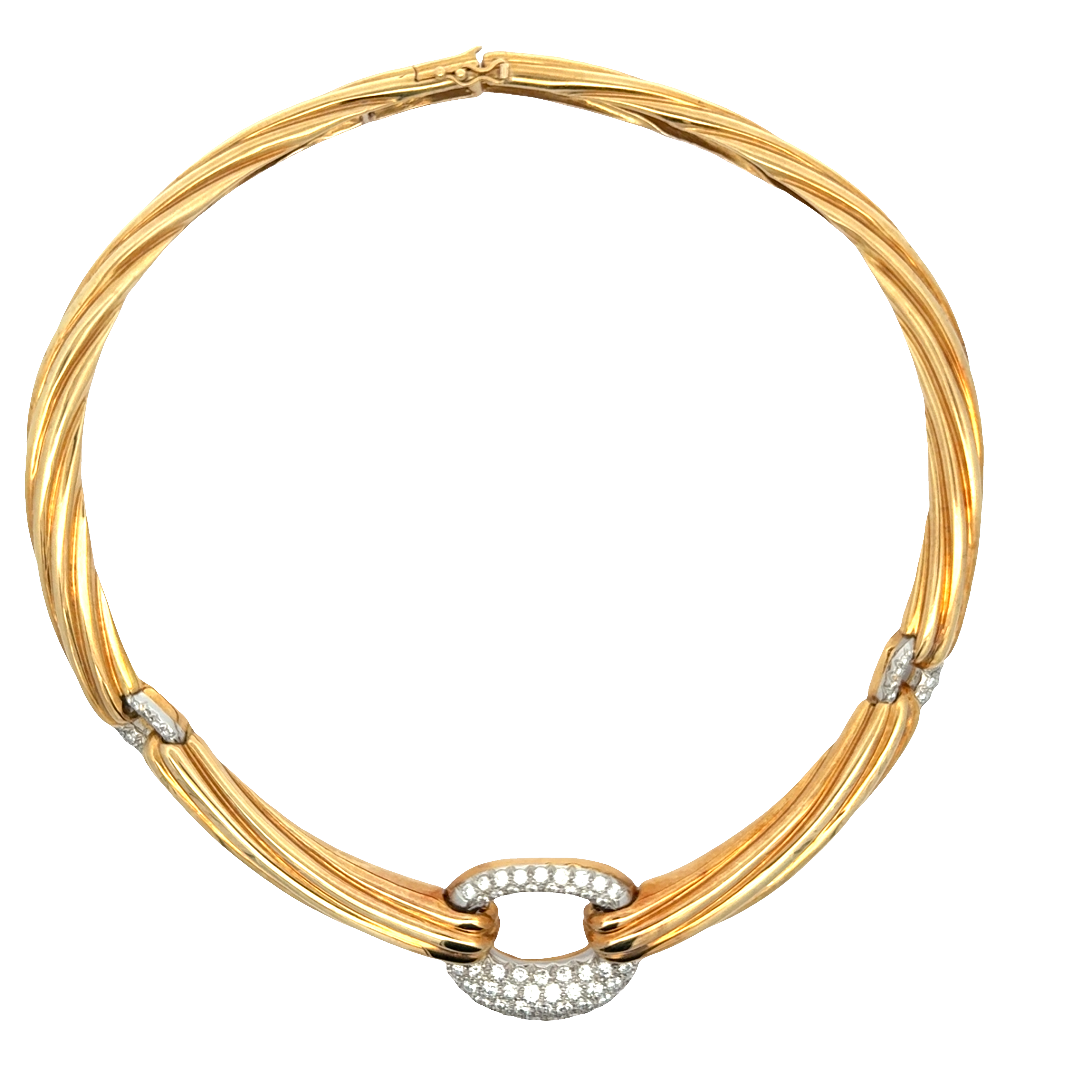 CARTIER 18 KARAT GOLD AND DIAMOND NECKLACE