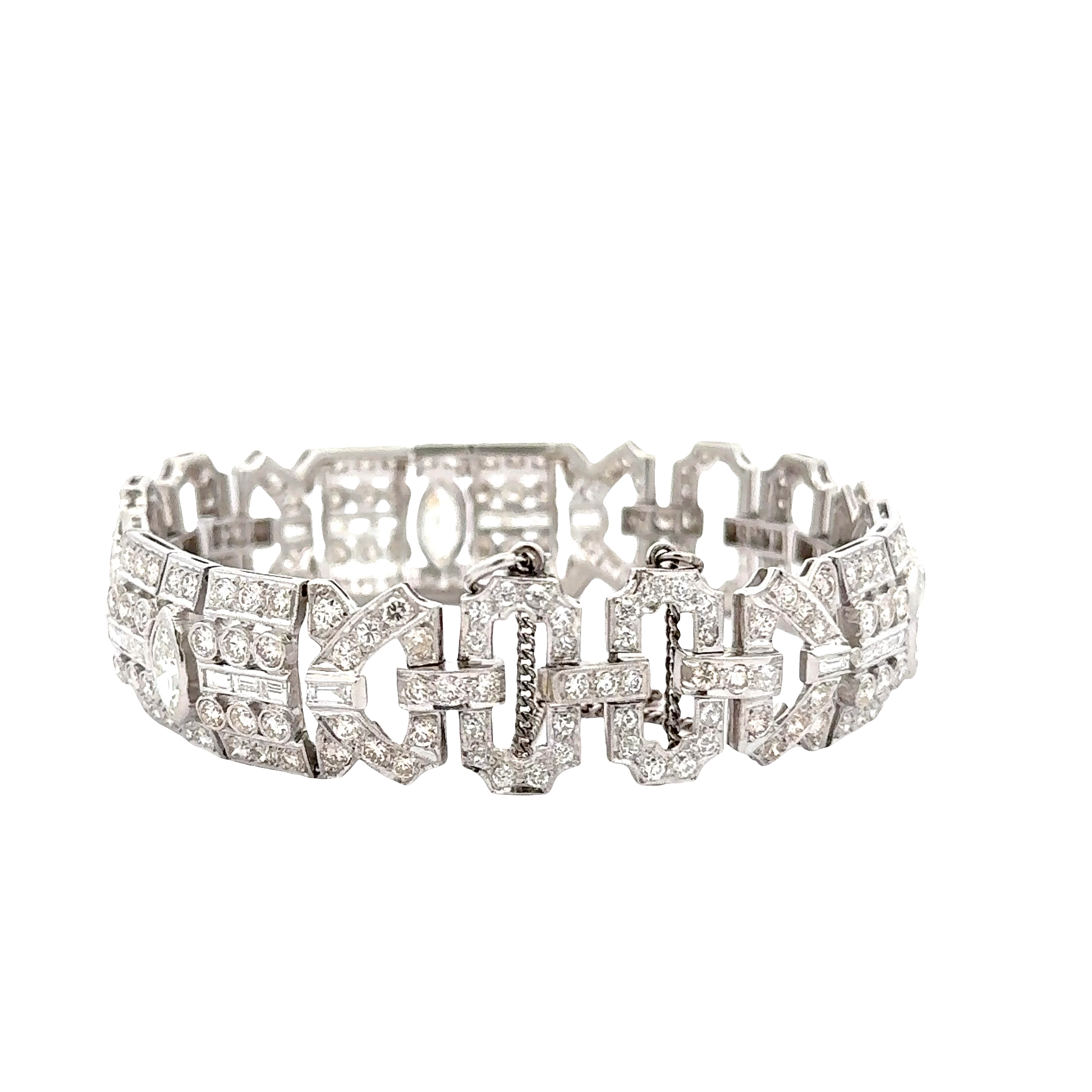 Art Deco Platinum and Diamond Bracelet
