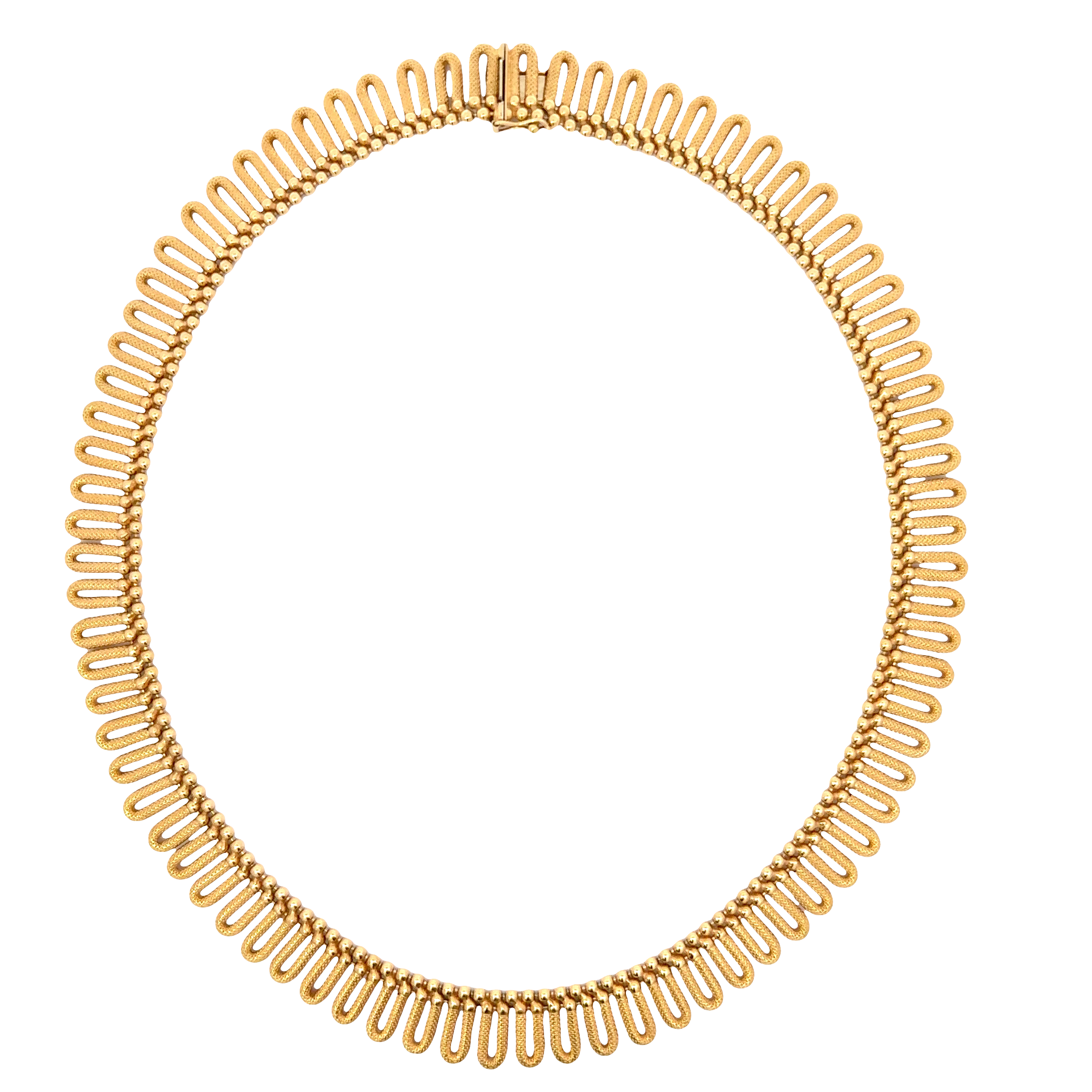 18 KARAT GOLD VINTAGE COLLAR NECKLACE